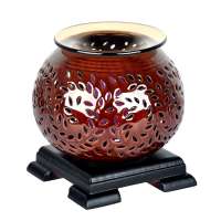 Wholesale fashionable ceramic electric aroma fragrance oil lamp 0049